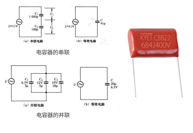 電容器的串聯與并聯